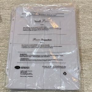 10 Creative Memories Small 2 Sided Protectors for Stickers & Memorabilia